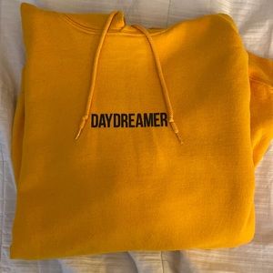 Yellow Bowery Day Dreamer Hoodie Sweatshirt XL